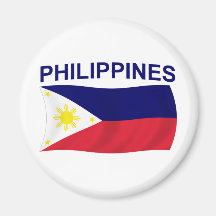 Philippines Flag Refrigerator Magnets