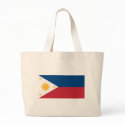 Philippines Flag Tote Bag by FlagTshirts Philippines Flag Tote Bag