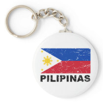 Philippines Flag Vintage Key Chains