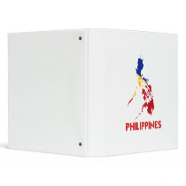 PHILIPPINES MAP 3 RING BINDER