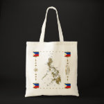 Philippines Map Flag Border Bag