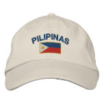 Philippines Pilipinas Flag Embroidered Hat