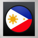 Philippines quality Flag Circle Posters