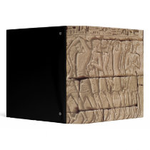Philistine prisoners being led away binders