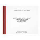 Phillies Baseball Sports Bar Mitzvah Reception invitations
