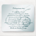 Phillipian 4:8 mousepad