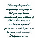 Phillipians 2:14-15 t-shirts
