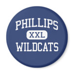 Phillips - Wildcats - High - Chicago Illinois Refrigerator Magnet
