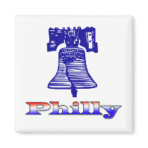 Philly and Liberty Bell Refrigerator Magnet