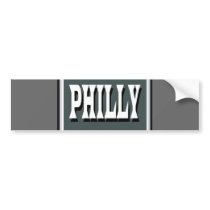 Philly Bumper Sticker bumper stickers by pharrisart Philly Bumper Sticker bumper stickers