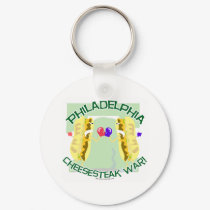 Philly Cheesteak War keychains