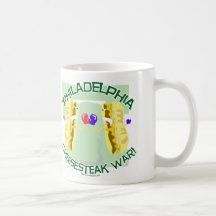 Philly Cheesteak War Mugs