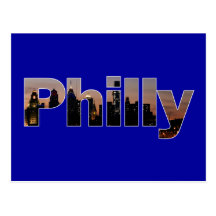 Philly Letters Postcard