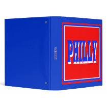 Philly Red Square Binder binders