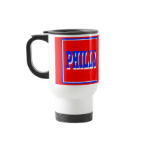 Philly Red Square Travel Mug