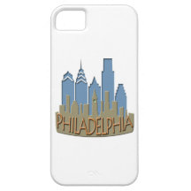 Philly Skyline newwave beachy iPhone 5 Covers