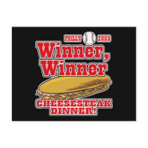 Philly Winner Cheesesteak Dinner postcards