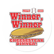 Philly Winner Cheesesteak Dinner stickers
