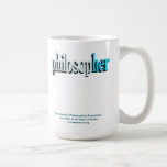 philosopher mug blue mugs