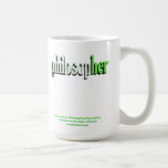 philosopher mug green mugs