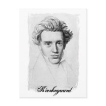 Philosopher Soren Kierkegaard Post Card
