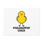 Philosophy Chick Post Cards