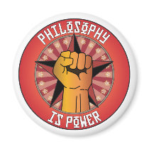 Philosophy Is Power magnets by busybrain Philosophy Is Power magnets