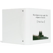 Philosophy quotes - photography on binder.
