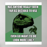 Philosoraptor Nonsense posters