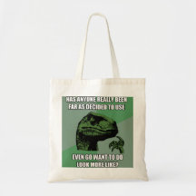 Philosoraptor Nonsense Tote Bag