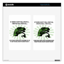 Philosoraptor Toast and Toasters Kindle Fire Skin