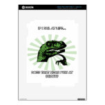 Philosoraptor Winning at Death iPad 3 Decals