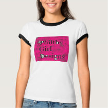 Philthy Girl Logo Ringer T-Shirt