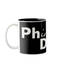 Phinally Done! Ph.D. Graduation Mug