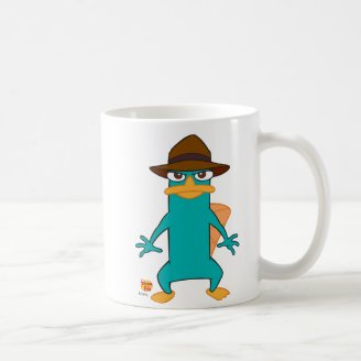 Phineas and Ferb Agent P platypus in hat standing Mug
