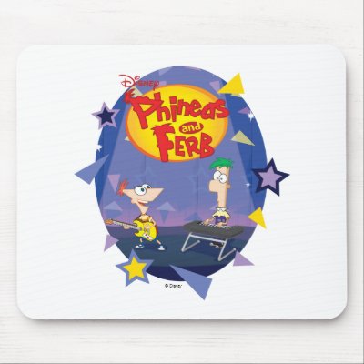 Phineas and Ferb Disney mousepads