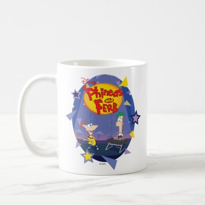 Phineas and Ferb Disney mugs