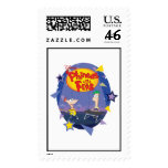 Phineas and Ferb Disney Postage Stamp