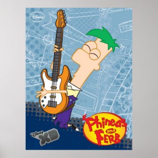 Phineas and Ferb: Ferb on the Guitar Posters