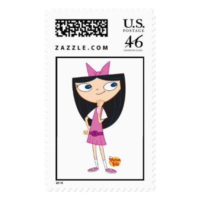 Phineas and Ferb Isabella Thinking Disney postage