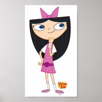 Phineas and Ferb Isabella Thinking Disney posters