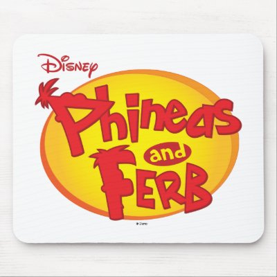 Phineas and Ferb Logo Disney mousepads