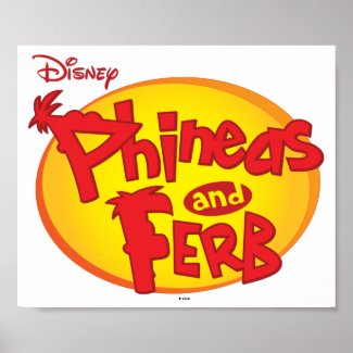 Phineas and Ferb Logo Disney print