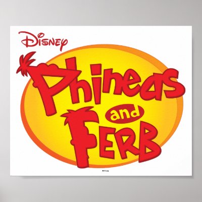 Phineas and Ferb Logo Disney posters