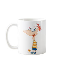 Phineas and Ferb Phineas Smiling Disney Coffee Mugs