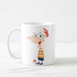 Phineas and Ferb Phineas Smiling Disney Coffee Mugs