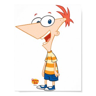 Phineas and Ferb Phineas Smiling Disney print