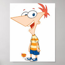 Phineas and Ferb Phineas Smiling Disney Posters