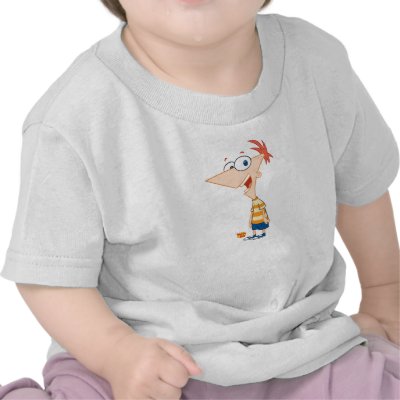 Phineas and Ferb Phineas Smiling Disney t-shirts