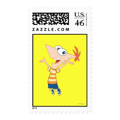Phineas Jumping stamps